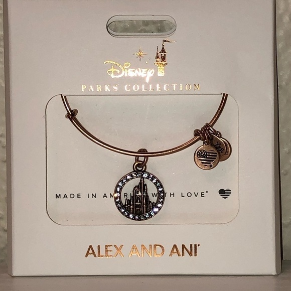 Fantasyland Castle Bangle by Alex & Ani- Rose Gold - Picture 2 of 4